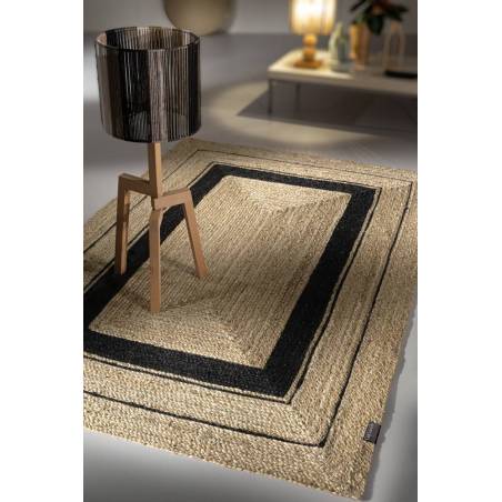 Χαλί Καλοκαρινό (140x200) Guy Laroche Grande Black/Natural |