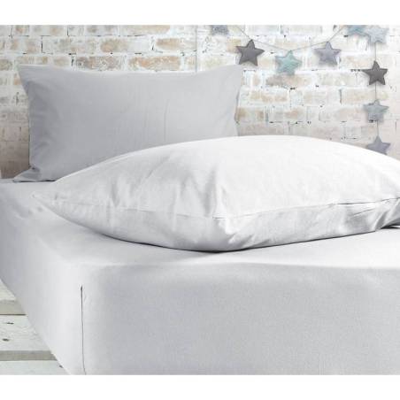 Σεντόνι Κούνιας Μακό Με Λάστιχο Jersey 70X140+20 200-White - Nef Nef