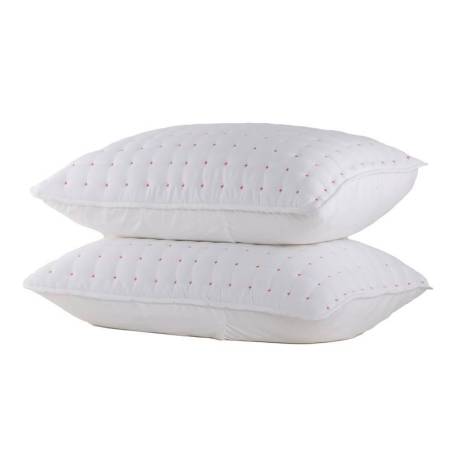 Μαξιλαροθήκες Σετ 2 Τεμαχιων Mysterious White/coral Υφασμα: 100% Μiκροινες - Εσωτ: 100% Πολυεστερας