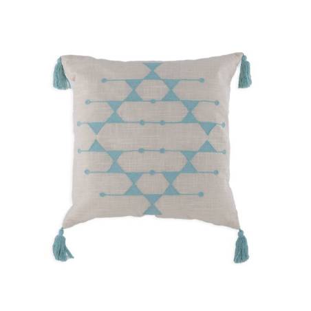 Διακοσμητικό Μαξιλάρι Esther 45X45 Aqua Υφασμα : 100% Βαμβάκι - Γεμισμα : 100% Πολυεστερας