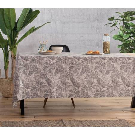 Τραπεζομάντηλο Espirit 140X180 50% Bambaki -50% Πολυεστερας Ecru/black