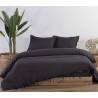 Παπλωματοθήκη Υπέρδιπλη Cotton-linen 50% Bambaki -50% Λινο Anthracite