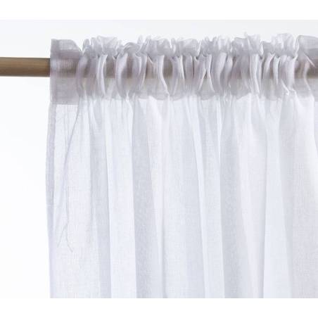 ΚΟΥΡΤΙΝΑ ΔΩΜΑΤΙΟΥ ROXANE 140X270 100% ΠΟΛΥΕΣΤΕΡΑΣ WHITE