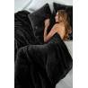 Κο.crusty Black 220X240 + Μα. 48X48+3 100% polyester art fur ultrasoft Guy Laroche