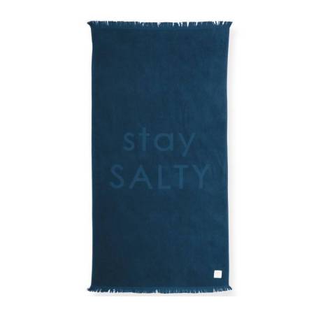 Πετσέτα Θαλάσσης Stay Salty 90X170 Blue 100% Βαμβάκι
