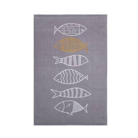 Ποτηρόπανο Βαμβ. Fish Style Βελουτε 40χ60