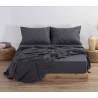 Σεντόνι Βαμβ.basic Μ.λ.100x200+30 - 727-d.grey - NEF-NEF Homeware