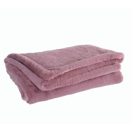 ΚΟΥΒΕΡΤΑ ΠΟΛ.RABBIT FUR HUG 80X110 - ROSE - NEF-NEF HOMEWARE
