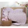 Βρεφική Κουβέρτα Fleece Αγκαλιάς Sweet Rhombus 75X110 NEF-NEF Homeware - Pink