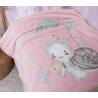 Βρεφική Κουβέρτα Αγκαλιάς Cute Snail 75X100 NEF-NEF Homeware - Pink