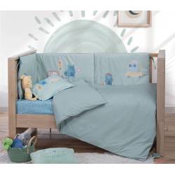 ΒΡΕΦΙΚΗ ΠΑΠΛΩΜΑΤΟΘΗΚΗ BASIC 110X150 NEF-NEF HOMEWARE - 1212-SILVER GREY