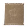Ποτηρόπανο Coffe Pot 50χ50 NEF-NEF Homeware - Chaki