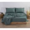 Σεντόνι Μεμονωμενο King Size Με Λαστιχο Basic 180χ200+35 NEF-NEF Homeware Homneware - 1172-green