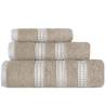 Πετσέτες Μπάνιου (Σετ 3τμχ) NEF-NEF Homeware Promise Beige 480gsm