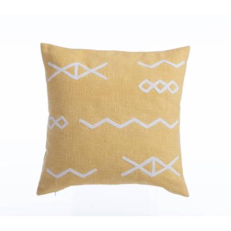 ΔΙΑΚΟΣΜΗΤΙΚΟ ΜΑΞΙΛΑΡΙ CREATE 45X45 - YELLOW - NEF-NEF HOMEWARE