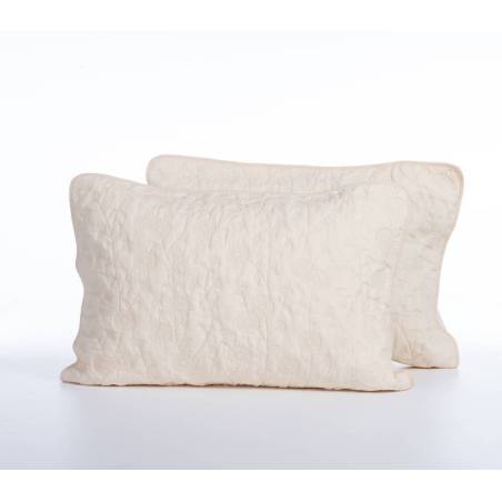 Μαξιλαροθήκες Σετ 2 Τεμαχιων Zinovia 52X72 - Vanilla - NEF-NEF Homeware