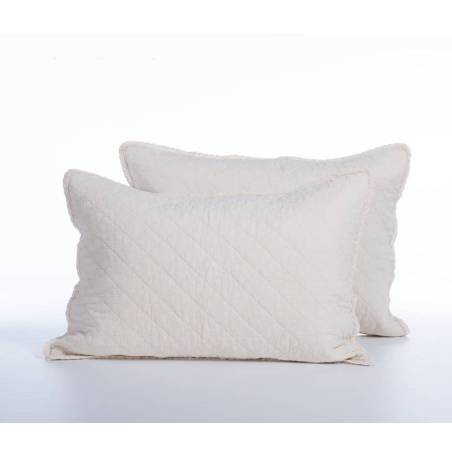 Μαξιλαροθήκες Σετ 2 Τεμαχιων Brunno 52χ72 - Ecru - NEF-NEF Homeware