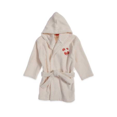 Βρεφικό Μπουρνούζι Lady Bug - Ecru - NEF-NEF Homeware