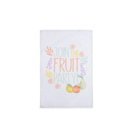 Ποτηρόπανο Βελουτε Fruit Party 40χ60 - White - NEF-NEF Homeware