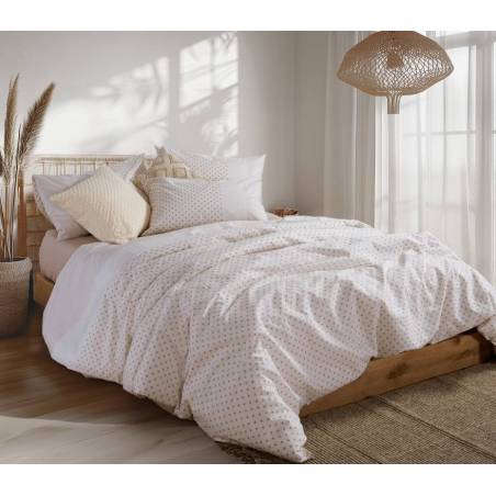 Σετ Σεντόνια Βαμβακερα Υπέρδιπλα Donter 240χ270 - Beige - NEF-NEF Homeware