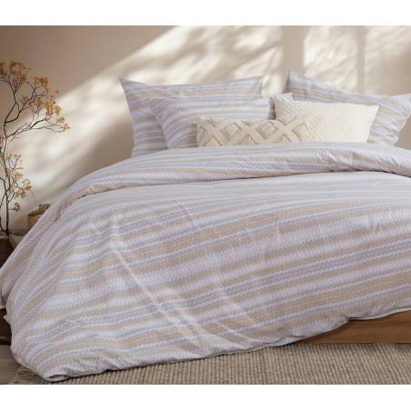 Σετ Σεντόνια Βαμβακερα Υπέρδιπλα Quantro Με Λαστιχο - Grey - NEF-NEF Homeware