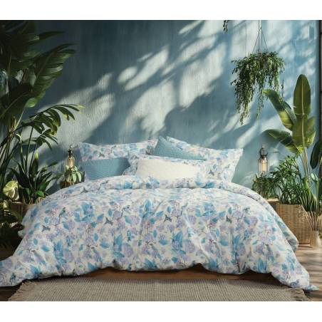 Σετ Σεντόνια Βαμβακερα Υπέρδιπλα Με Λαστιχο Dream On Blue - Blue - NEF-NEF Homeware