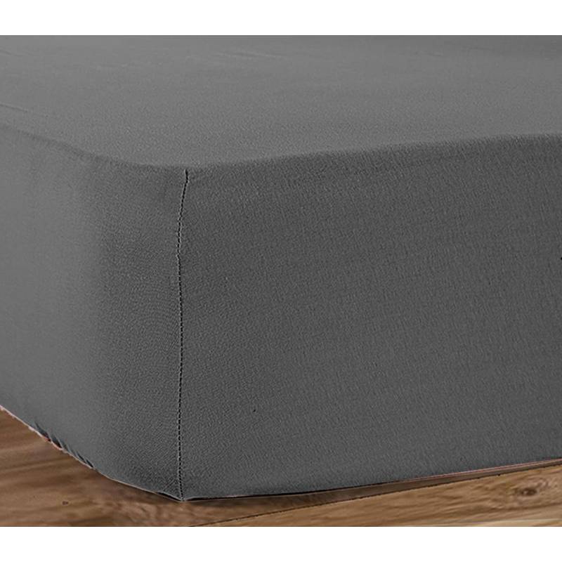 Σεντόνι Μεμονωμενο Μακο Υπέρδιπλο Με Λαστιχο Jersey 160X200+30 - 1185-mocca - NEF-NEF Homeware