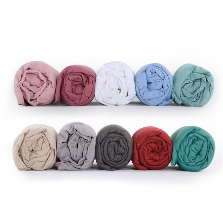 Σεντόνι Μεμονωμενο Μακο Μονό Με Λαστιχο Jersey 100X200+30 - 1172-green - NEF-NEF Homeware