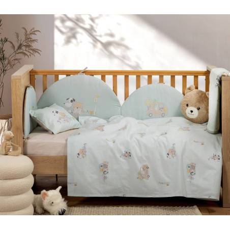 Σεντόνι Βαμβ Life In The City 3tmx - Aqua - NEF-NEF Homeware