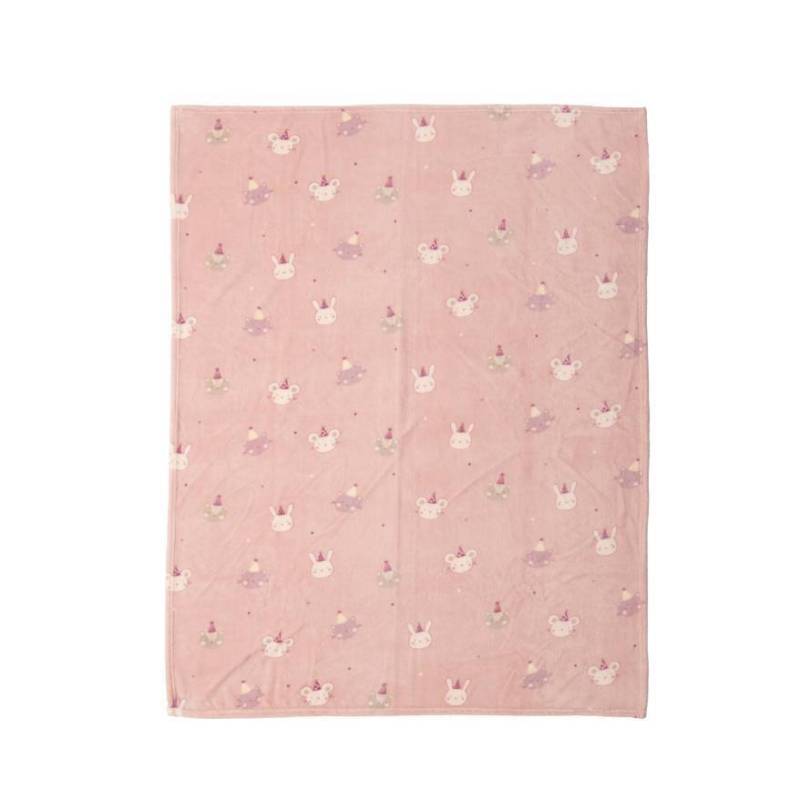 Κουβέρτα Fleece Πολ.special Party 75X110 - Pink - NEF-NEF Homeware