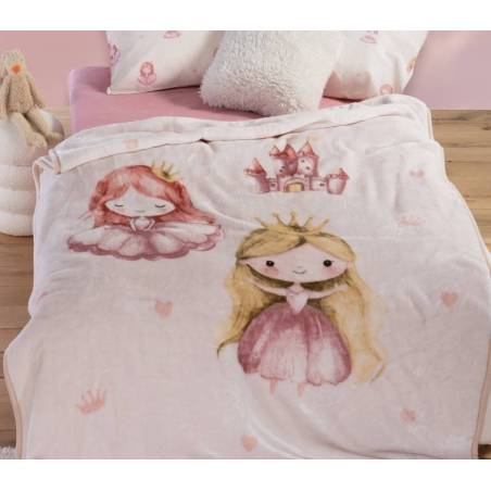 Κουβέρτα Πολ.our Princess 160X220 - Pink - NEF-NEF Homeware