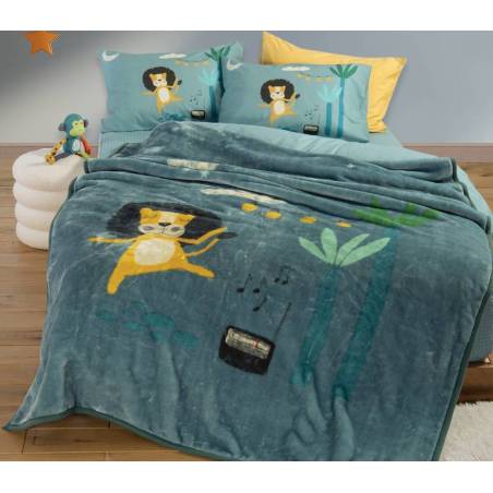 Κουβέρτα Πολ.wild Dance 160X220 - Stone Blue - NEF-NEF Homeware