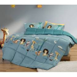 ΠΑΠΛΩΜΑ ΜΙΚΡ-ΠΟΛ.WILD DANCE 160X220 - PETROL - NEF-NEF Homeware