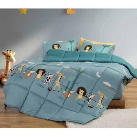 Πάπλωμα Μικρ-πολ.wild Dance 160X220 - Petrol - NEF-NEF Homeware