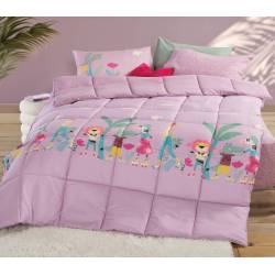 ΠΑΠΛΩΜΑ ΜΙΚΡ-ΠΟΛ.ROLLER FRIENDS 160X220 - LILAC - NEF-NEF Homeware