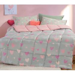 ΠΑΠΛΩΜΑ ΜΙΚΡ-ΠΟΛ.HEARTS ATTACK 160X220 - PINK - NEF-NEF Homeware