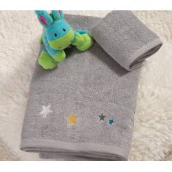 ΠΕΤΣΕΤΑ ΒΑΜΒ ΣΕΤ STARS ABOVE 2 ΤΜΧ - GREY - NEF-NEF Homeware