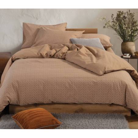 Σεντόνι Βαμβ.suspen Σετ Μονό - Caramel - NEF-NEF Homeware