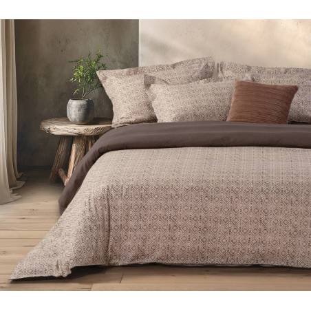 Σεντόνι Βαμβ.cardynal Σετ Υ/πλο - Beige/grey - NEF-NEF Homeware