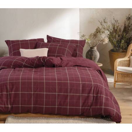 Παπλωματοθήκη Βαμβ.naiberg Σετ Monη - Bordo - NEF-NEF Homeware