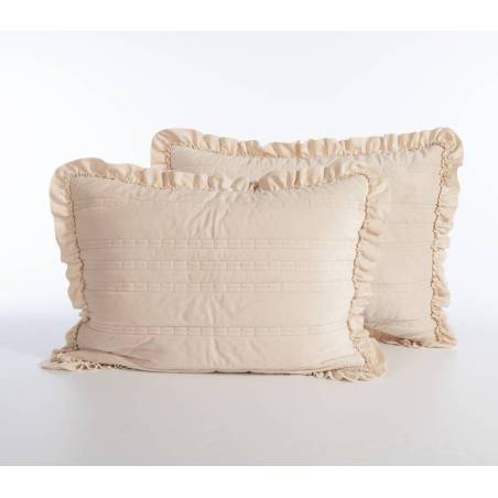 Μαξιλαροθήκη Πολ.sirion Σετ 2τμχ - Ecru - NEF-NEF Homeware