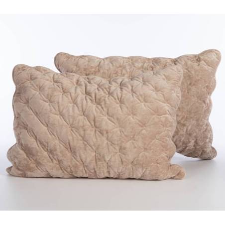 Μαξιλαροθήκη Πολ.priver Σετ 2τμχ - Beige - NEF-NEF Homeware