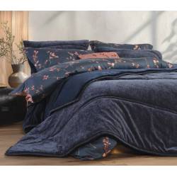 ΚΟΥΒΕΡΤΑ-ΠΑΠΛΩΜΑ ΠΟΛ.VANIA 240X220 - BLUE/BLACK - NEF-NEF Homeware
