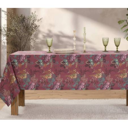 Τραπεζομάντηλο Βαμβ-πολ Optasia 140X180 - Terra - NEF-NEF Homeware