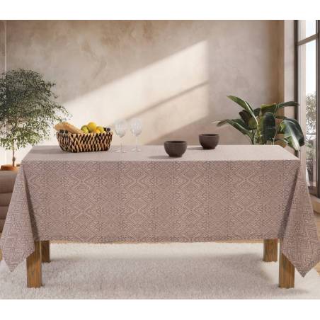 Τραπεζομάντηλο Βαμβ-πολ Orion 140X240 - Grey - NEF-NEF Homeware