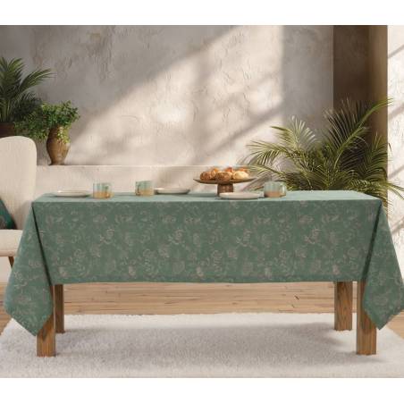 Τραπεζομάντηλο Βαμβ-πολ Carena 140X140 - Green - NEF-NEF Homeware