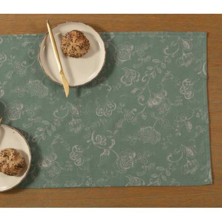 Runner Βαμβ-πολ Carena 45X140 - Green - NEF-NEF Homeware