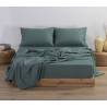 Σεντόνι Βαμβ.basic Μ.λ.120χ200+30 - 1172-green - NEF-NEF Homeware