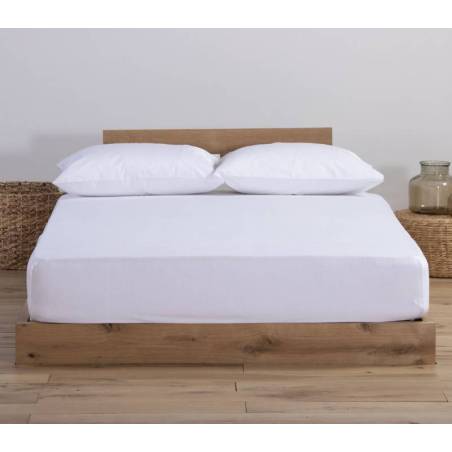 Σεντόνι Βαμβ.jersey 100X200+30 - 200-white - NEF-NEF Homeware