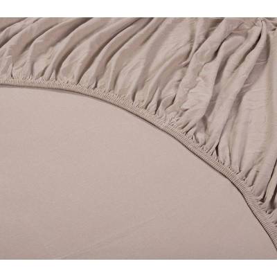 ΣΕΝΤΟΝΙ ΜΕΜΟΝΩΜΕΝΟ ΜΑΚΟ KING SIZE JERSEY 180X200+35 - 730-BEIGE - NEF-NEF HOMEWARE